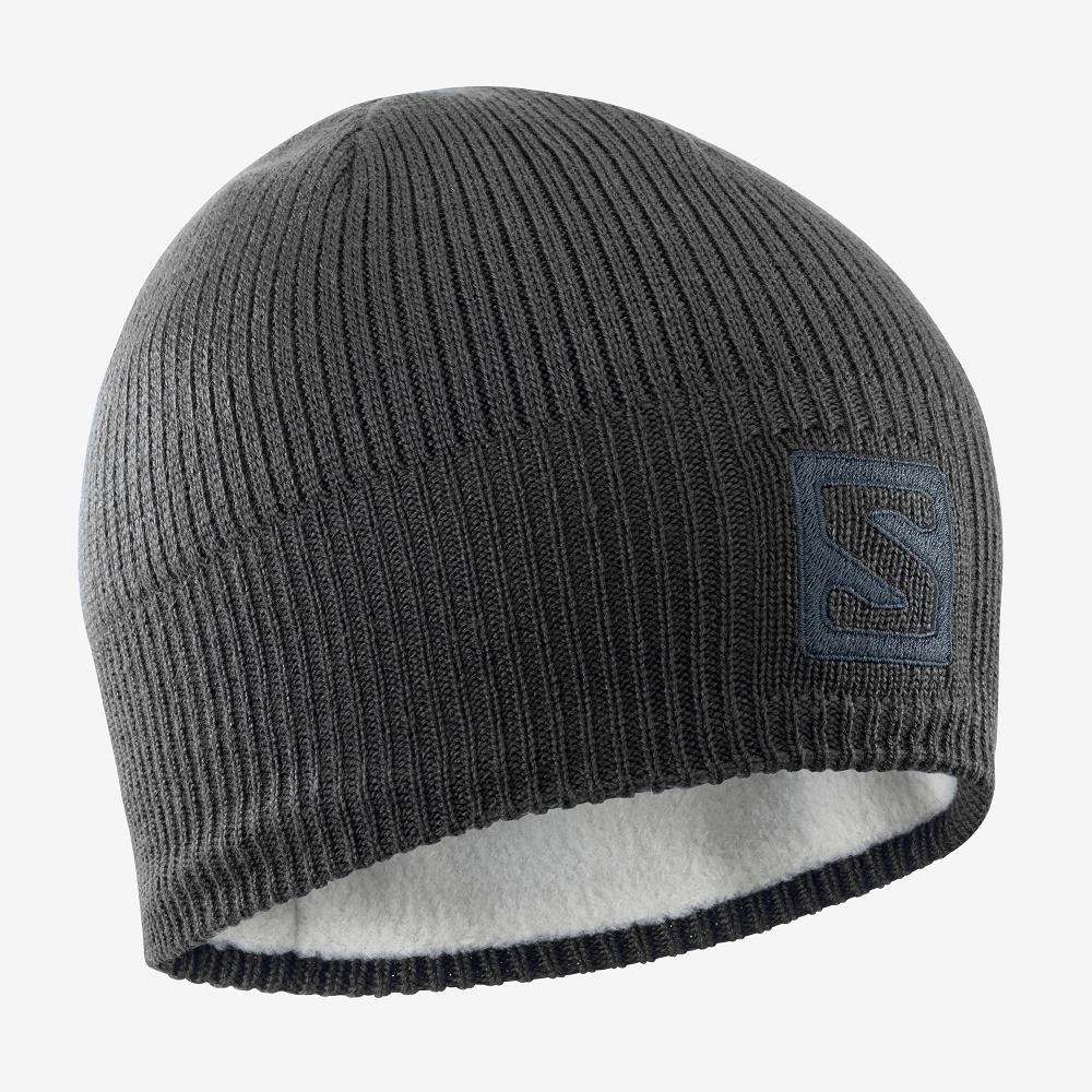 SALOMON LOGO Philippines - Men's Hats - Black | 170582-SWD